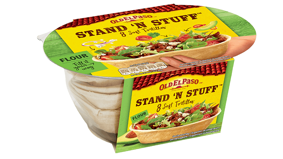 Stand 'N' Stuff soft flout tortillas